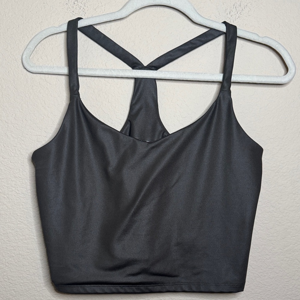 Abercrombie & Fitch Sheen Racerback Tank Size Medium